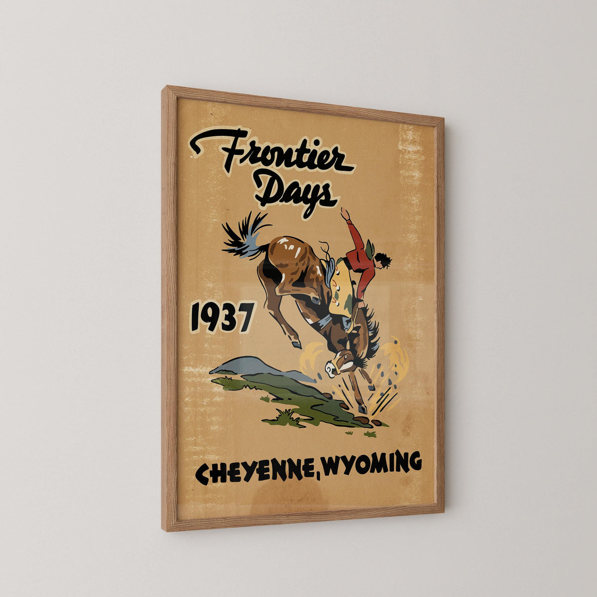 Vintage Frontier Days Print