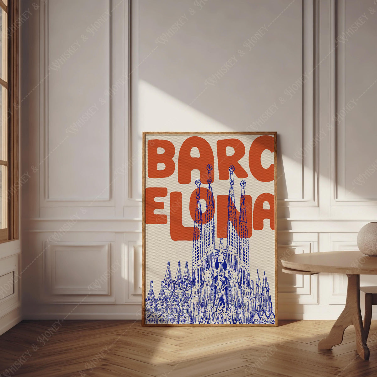 Barcelona Travel Print