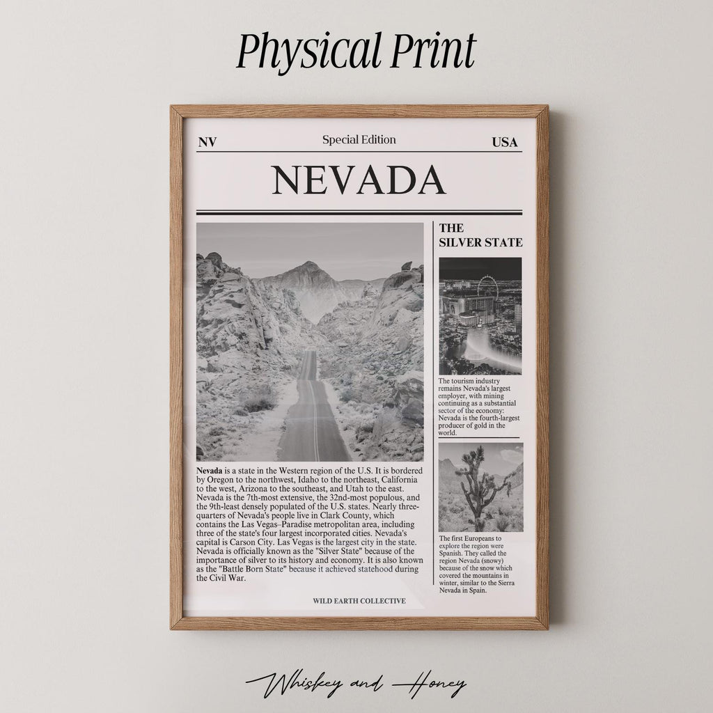 Nevada State Newspaper Print
