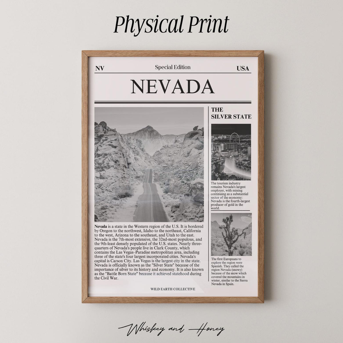 Nevada State Newspaper Print
