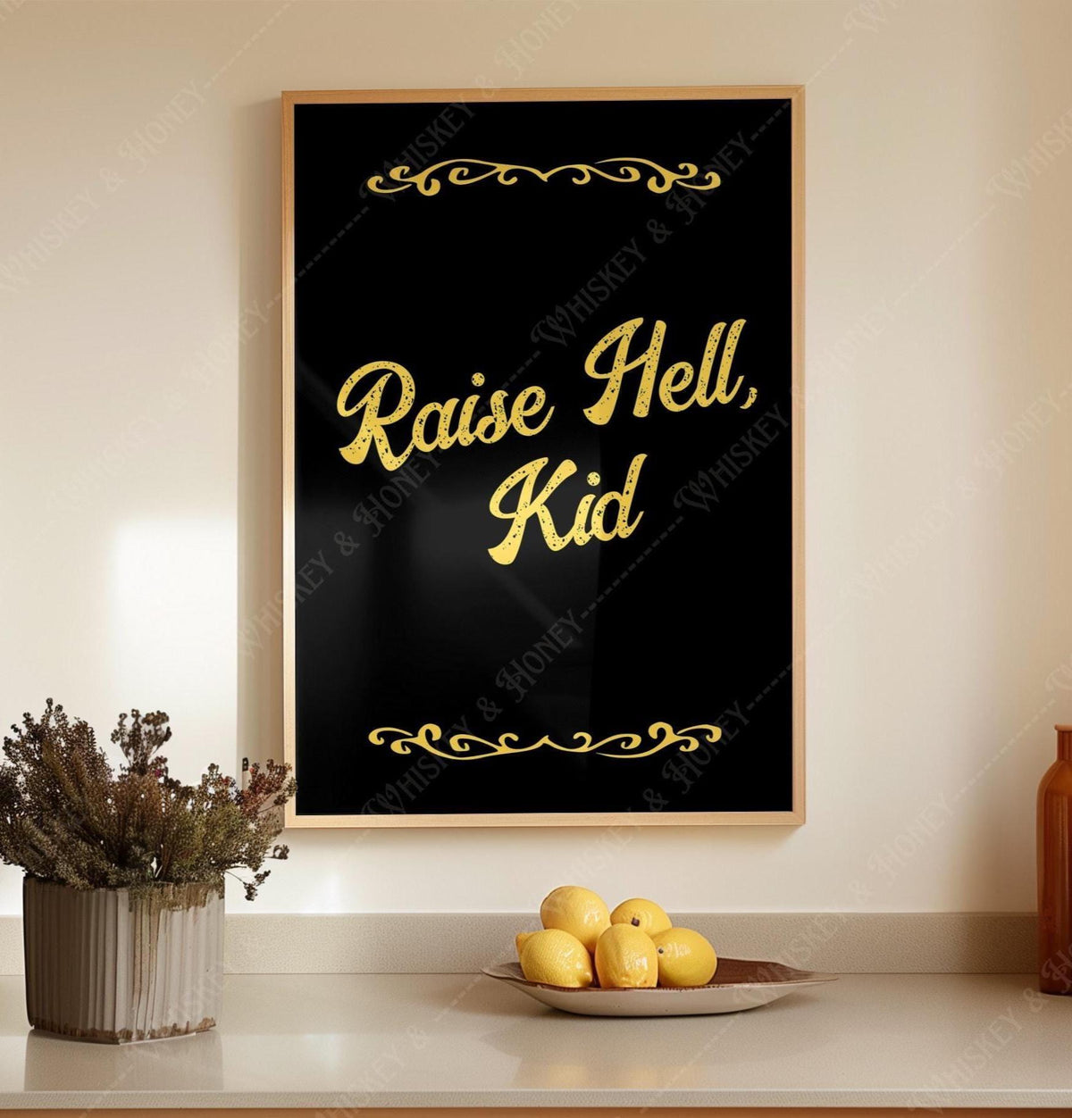 Raise Hell Kid Print