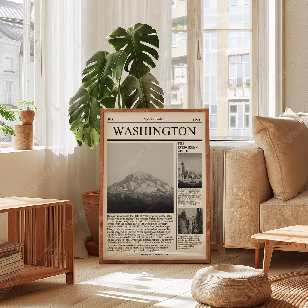 Washington State Newspaper Print