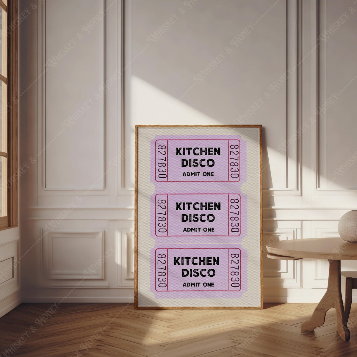 Kitchen Disco Ticket Print