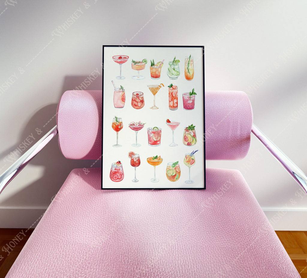 Fruity Cocktails Print