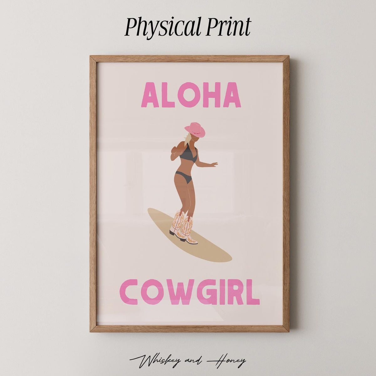 Aloha Cowgirl Print