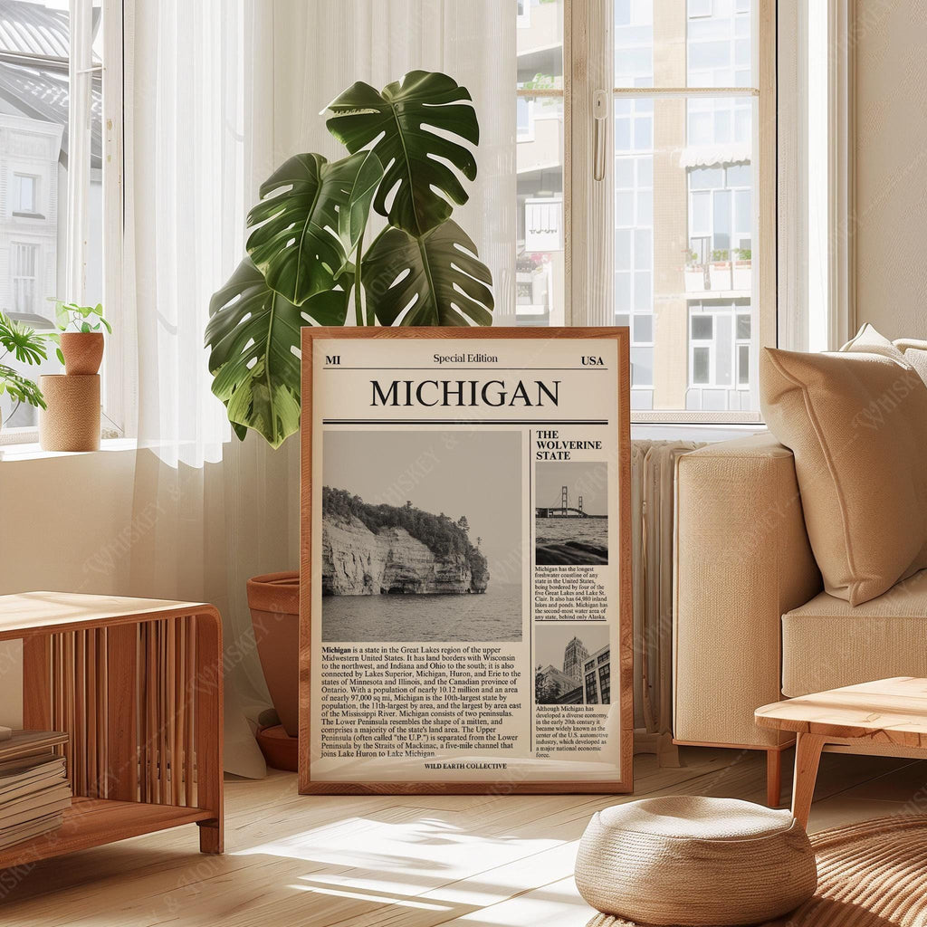 Michigan Newspaper Print