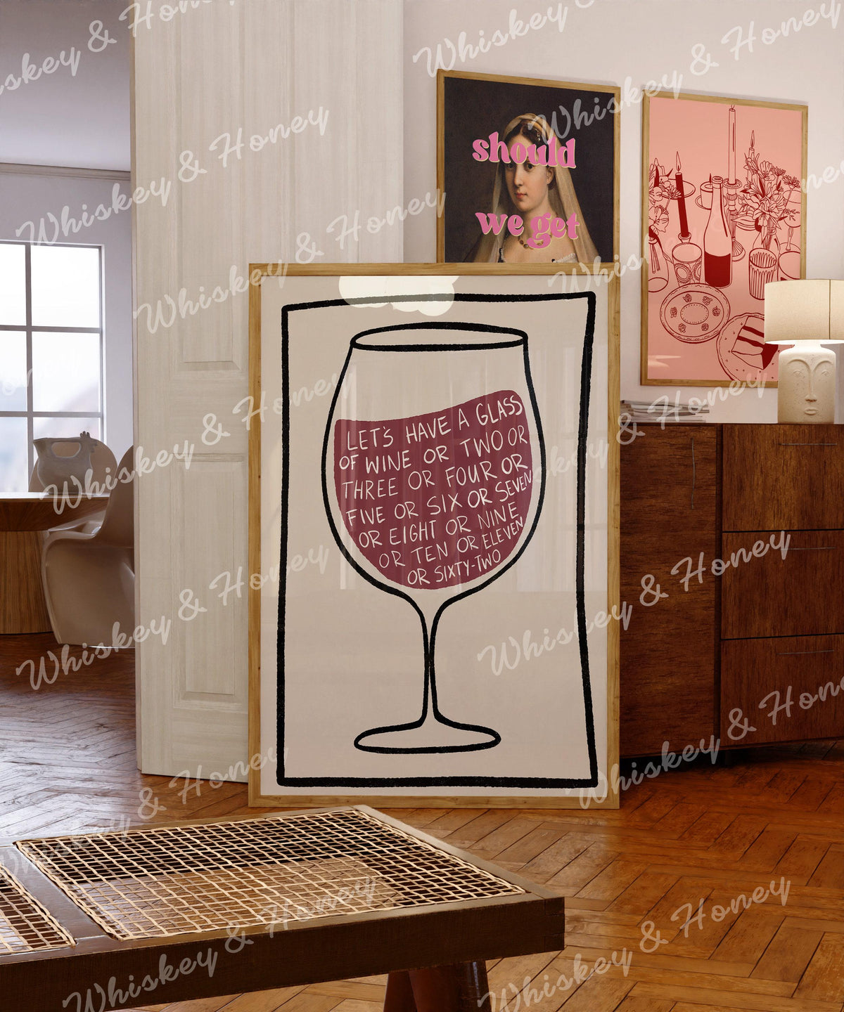 Let's Have A Glass of Wine Print