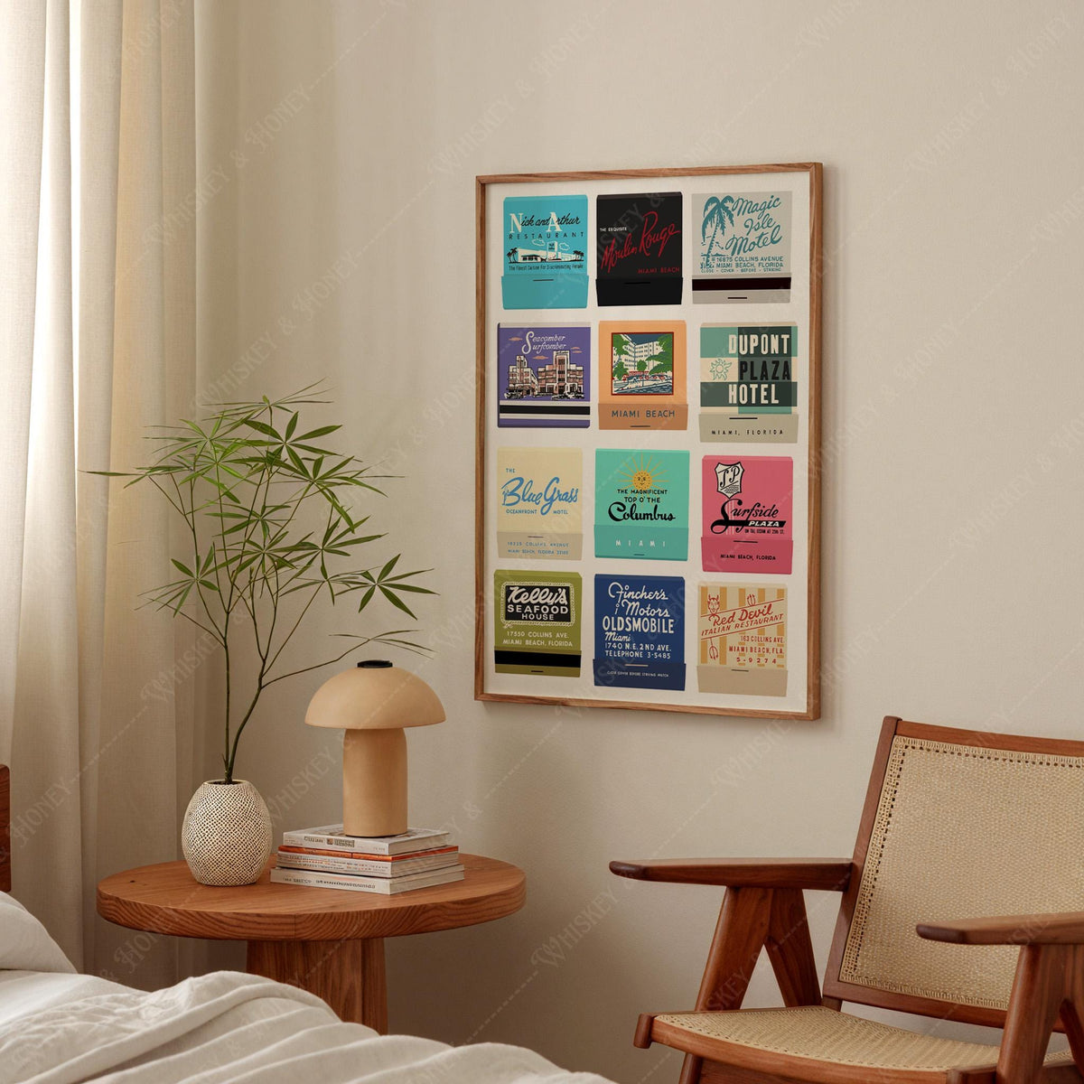 Vintage Miami Matchbook Print