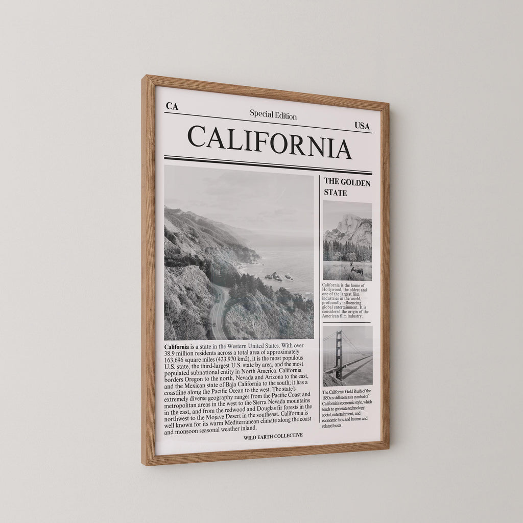 California Newspaper Print