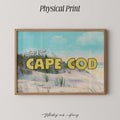 Vintage Greetings From Cape Cod Postcard Print