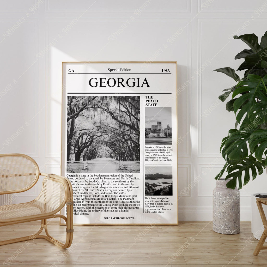 Georgia Newspaper Print