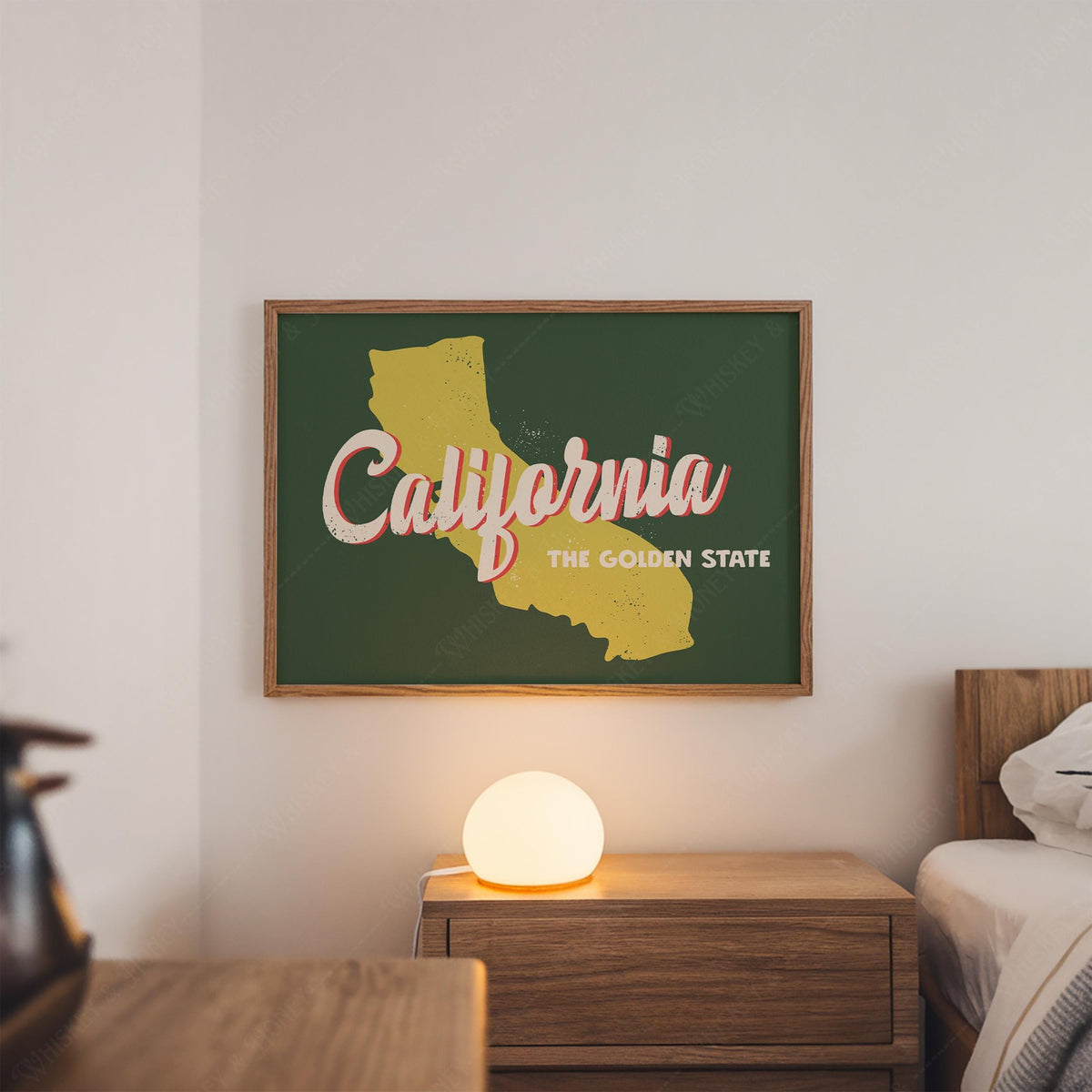 California Golden State Print
