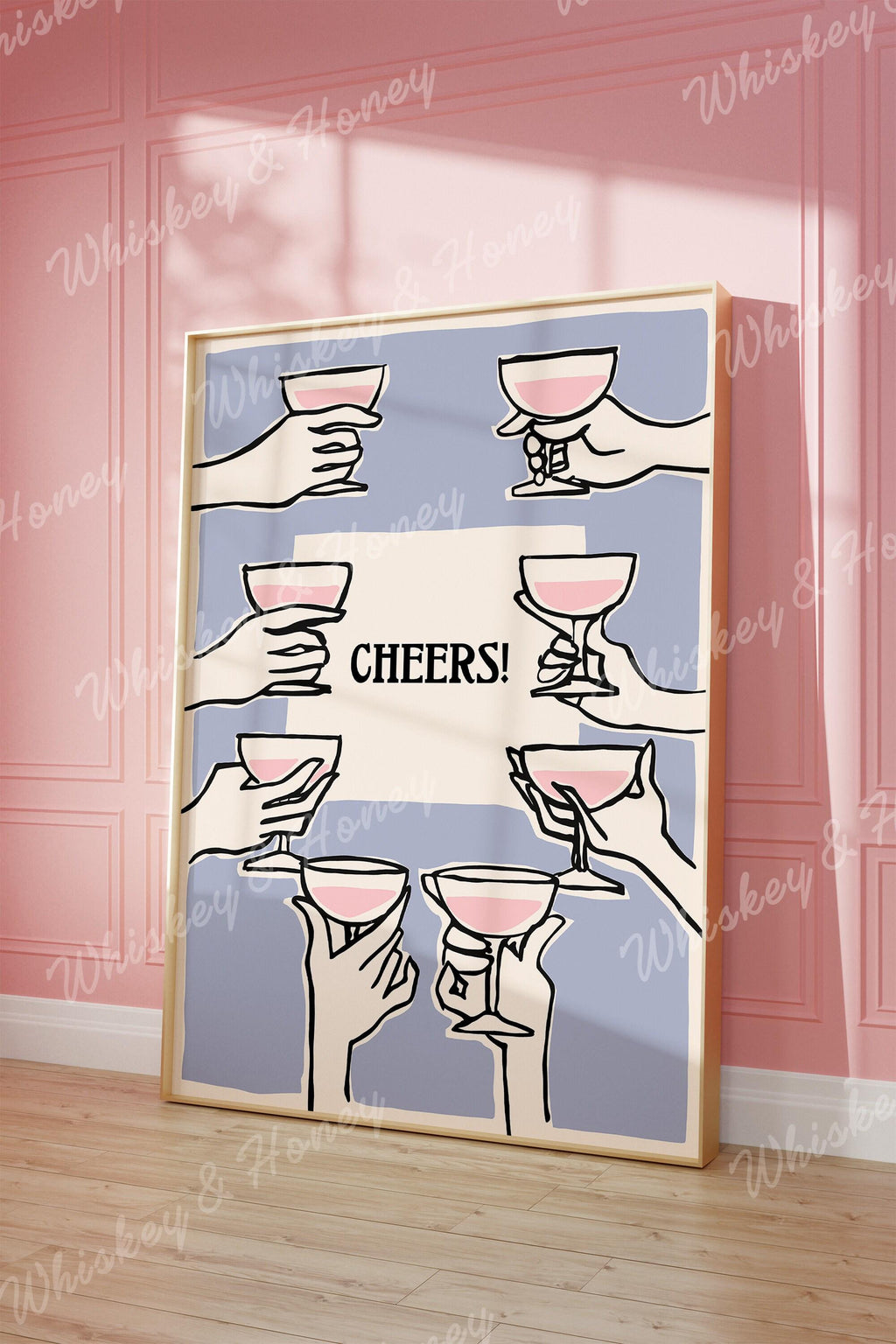 Cheers Cocktail Print
