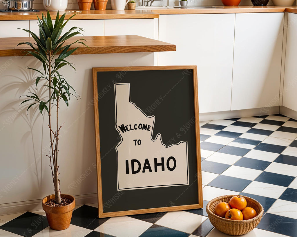 Welcome to Idaho Travel Print
