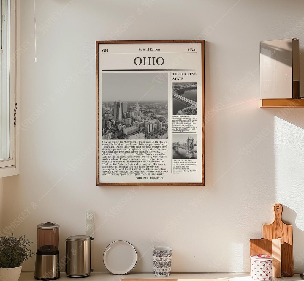 Ohio State Newspaper Print