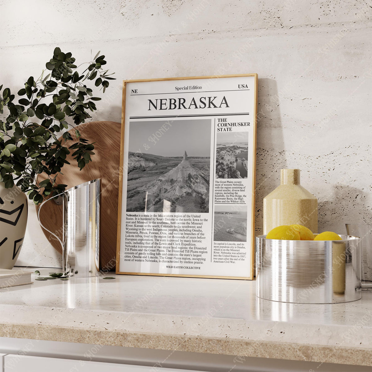 Nebraska State Newspaper Print