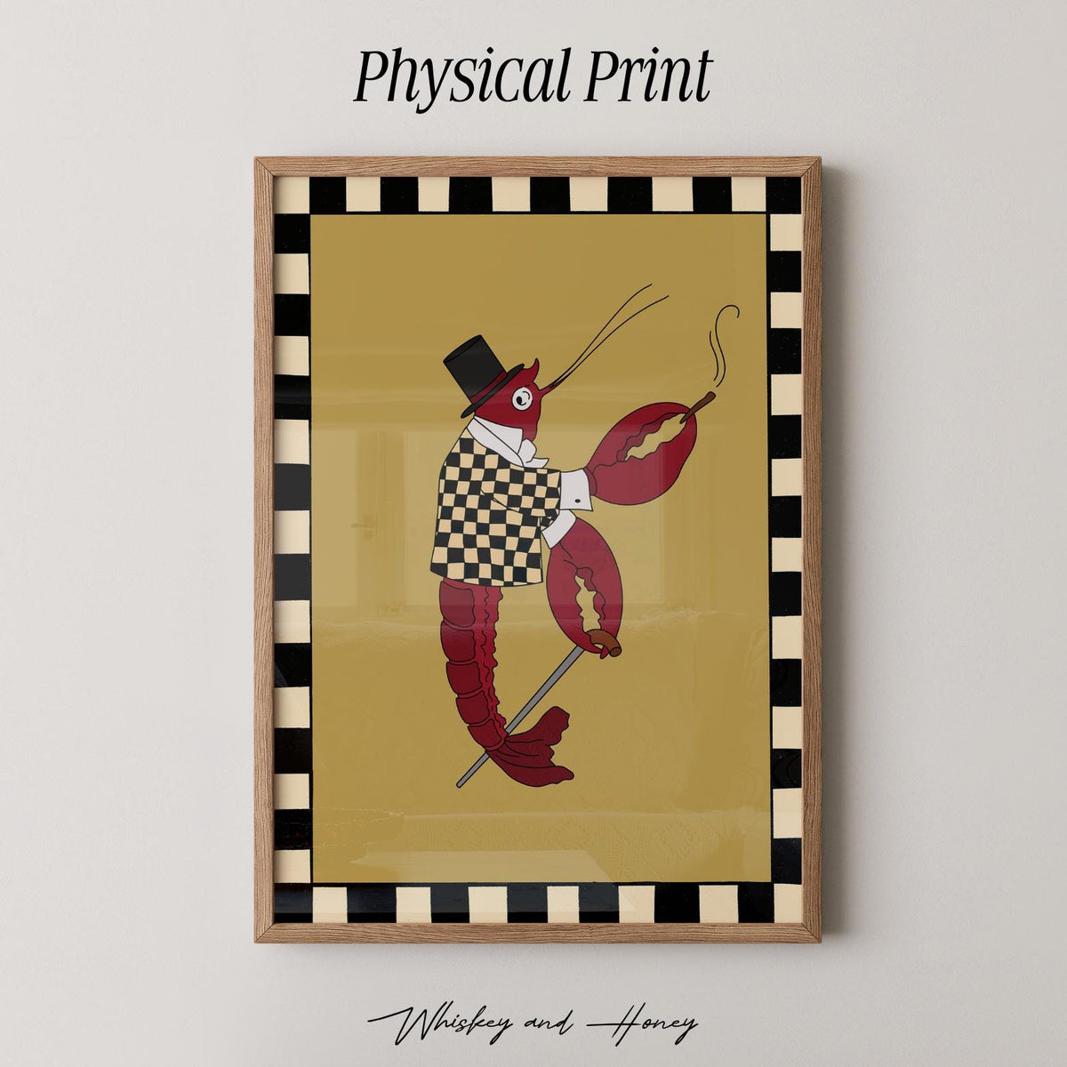Vintage Mr. Lobster Print