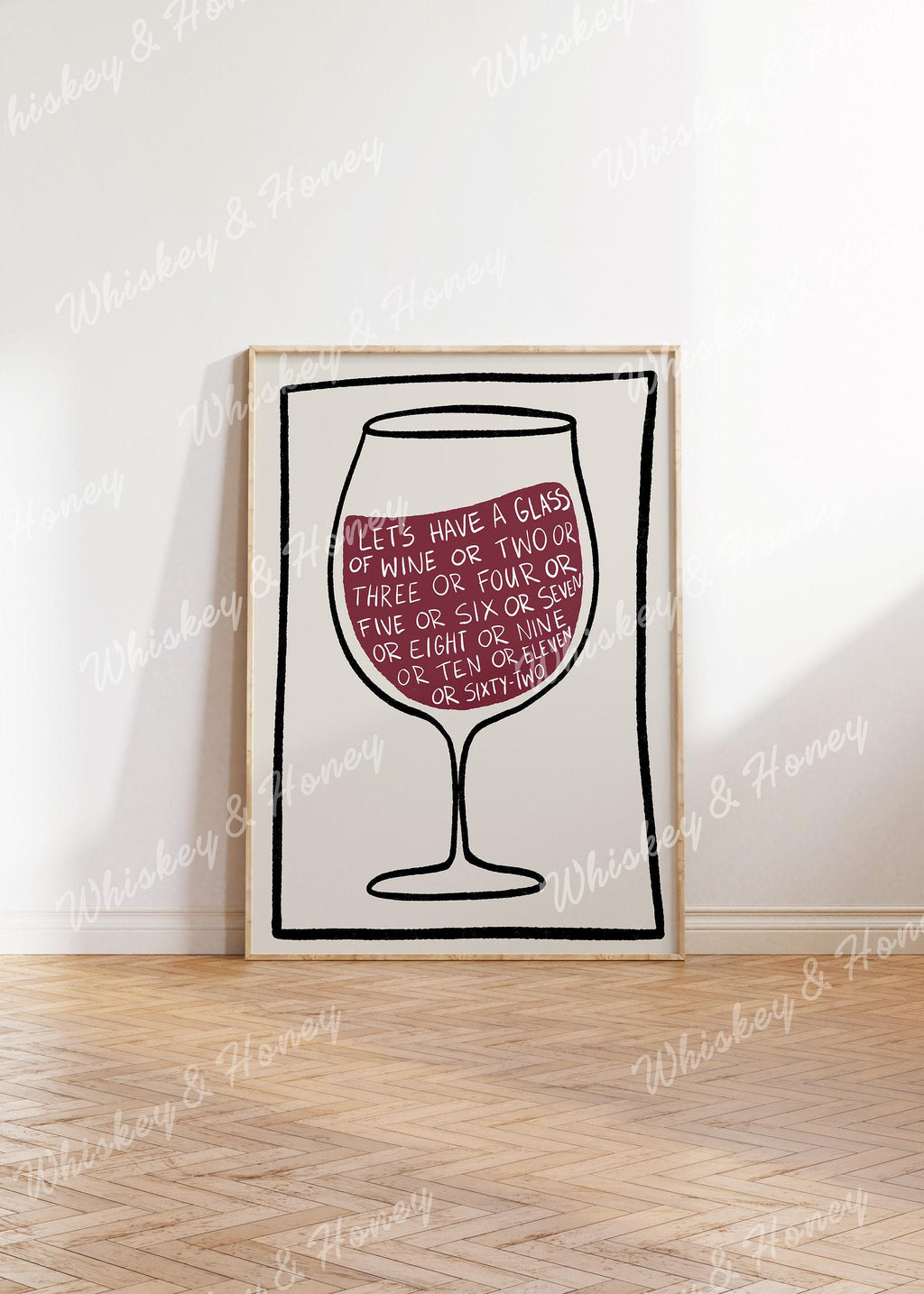 Let's Have A Glass of Wine Print