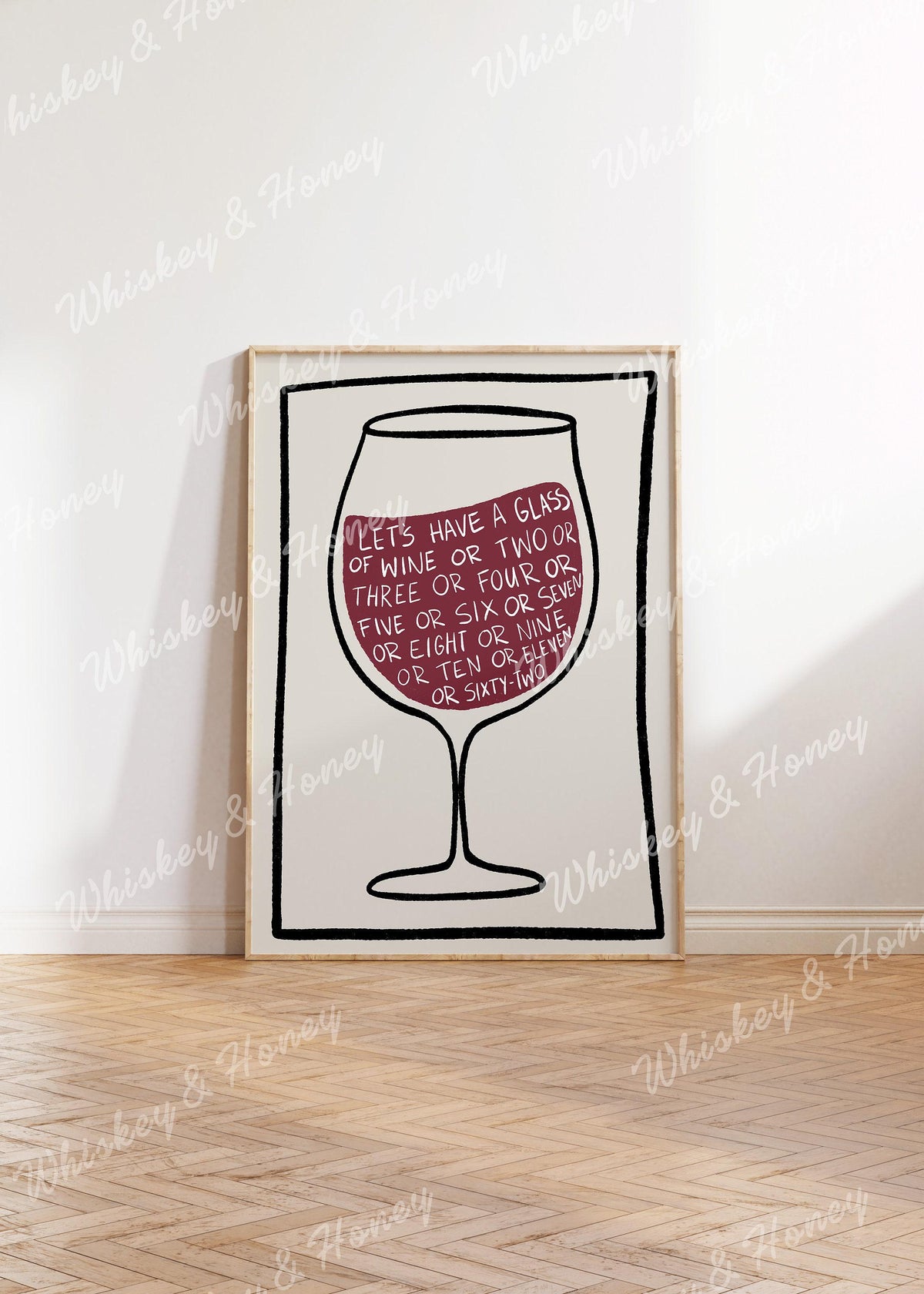 Let's Have A Glass of Wine Print