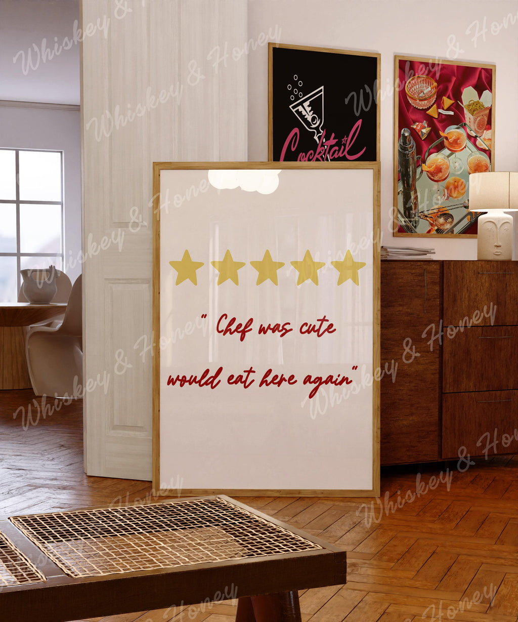 Cute Chef Art Print