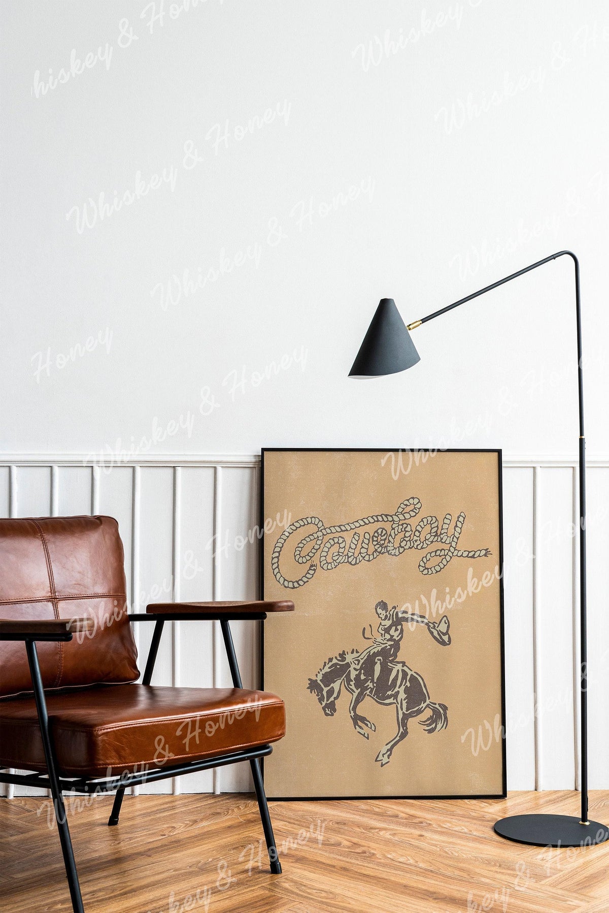 Vintage Cowboy Rodeo Print