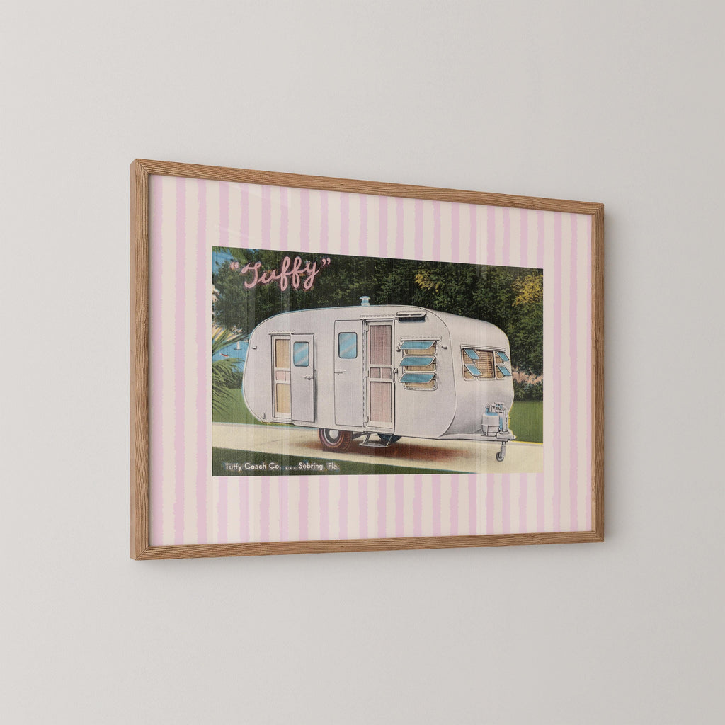 Retro Camper Art Print