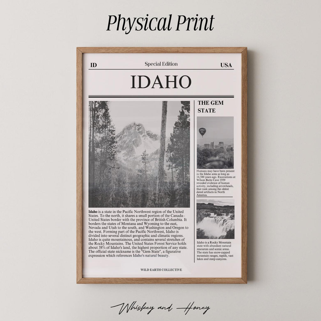 Idaho State Newspaper Print