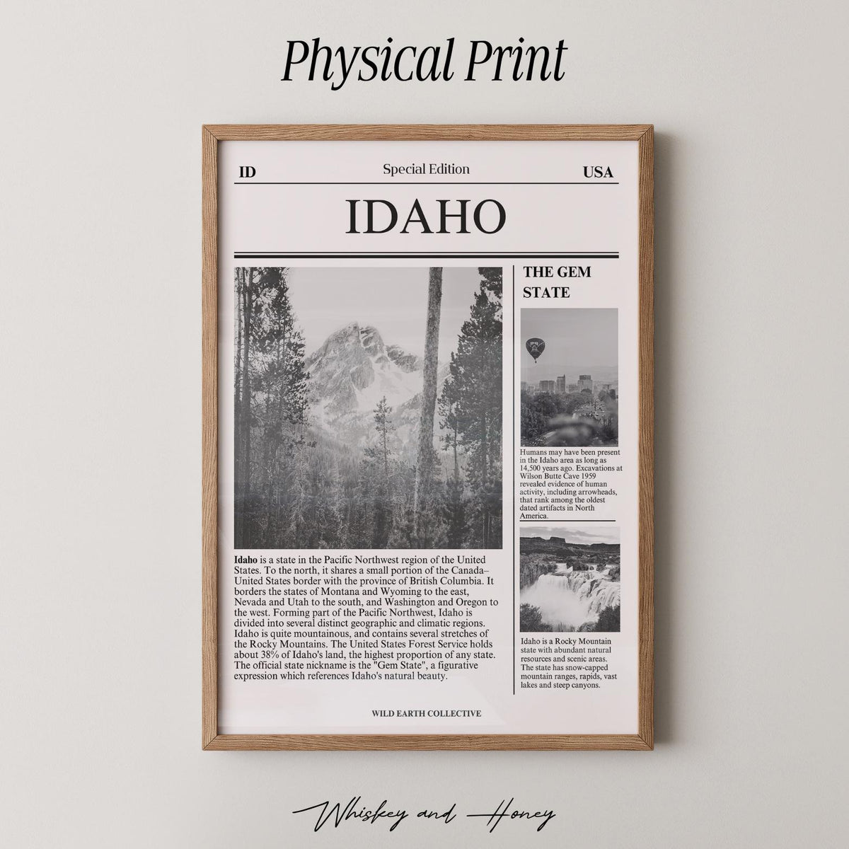 Idaho State Newspaper Print