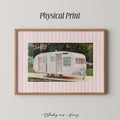 Retro Camper Art Print