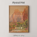 Vintage Zion National Park Print