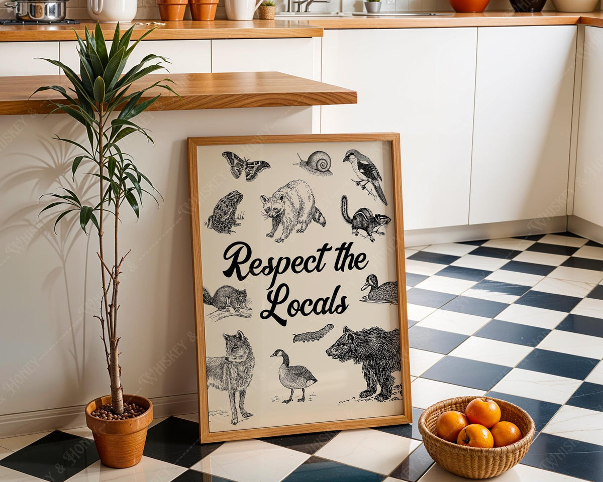 Respect the Locals Animal Print