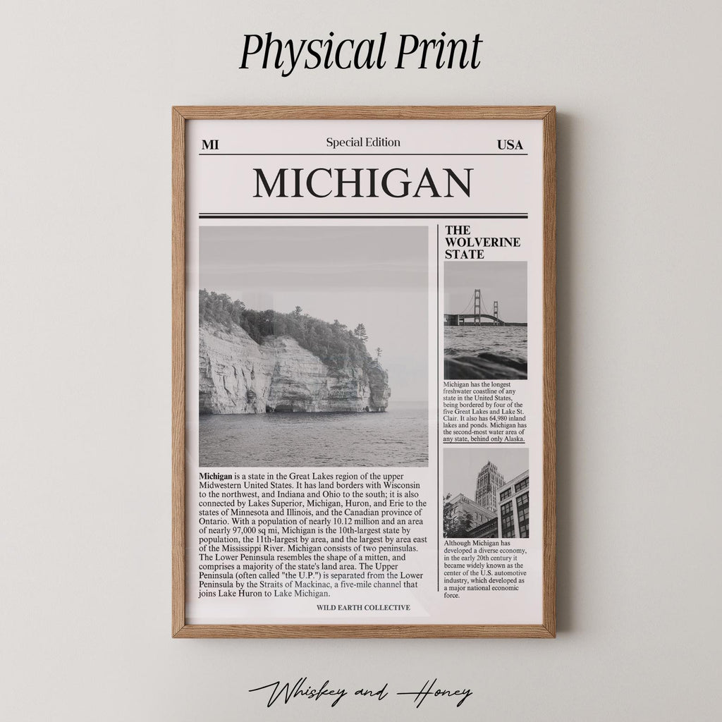Michigan Newspaper Print
