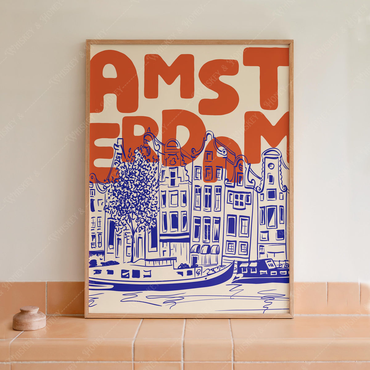 Amsterdam Travel Print