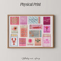Girly Matchbook Horizontal Print