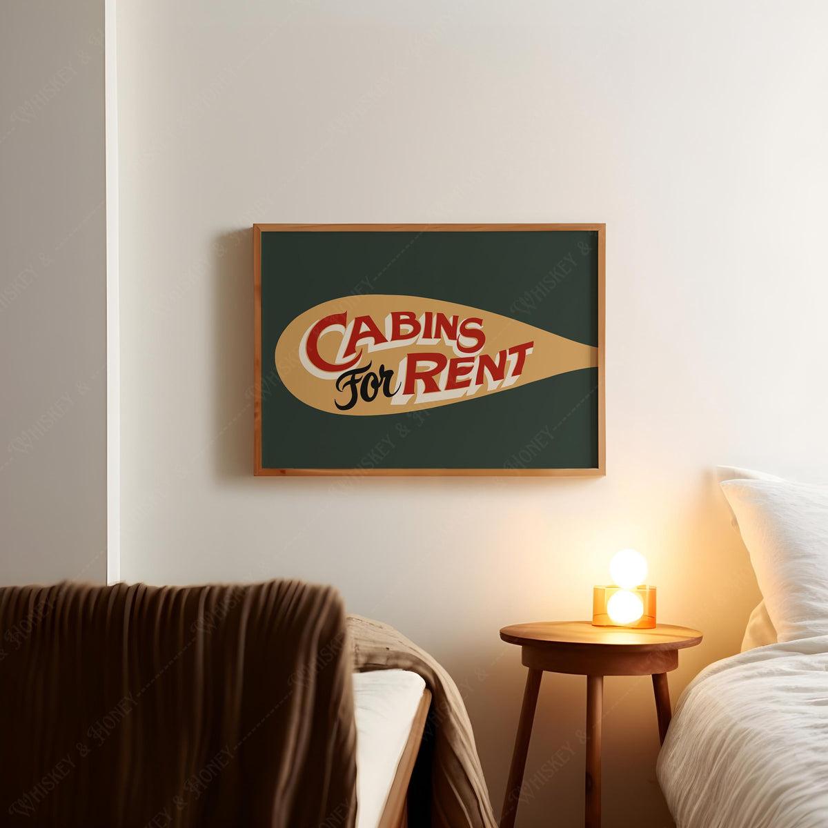 Vintage Cabins For Rent Print