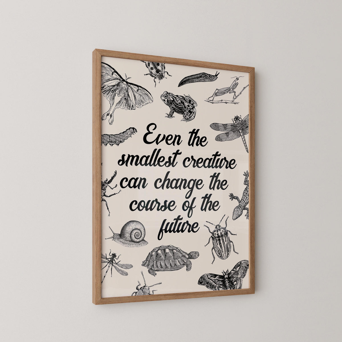 Smallest Creatures LOTR Quote Print