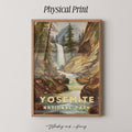 Vintage Yosemite National Park Print