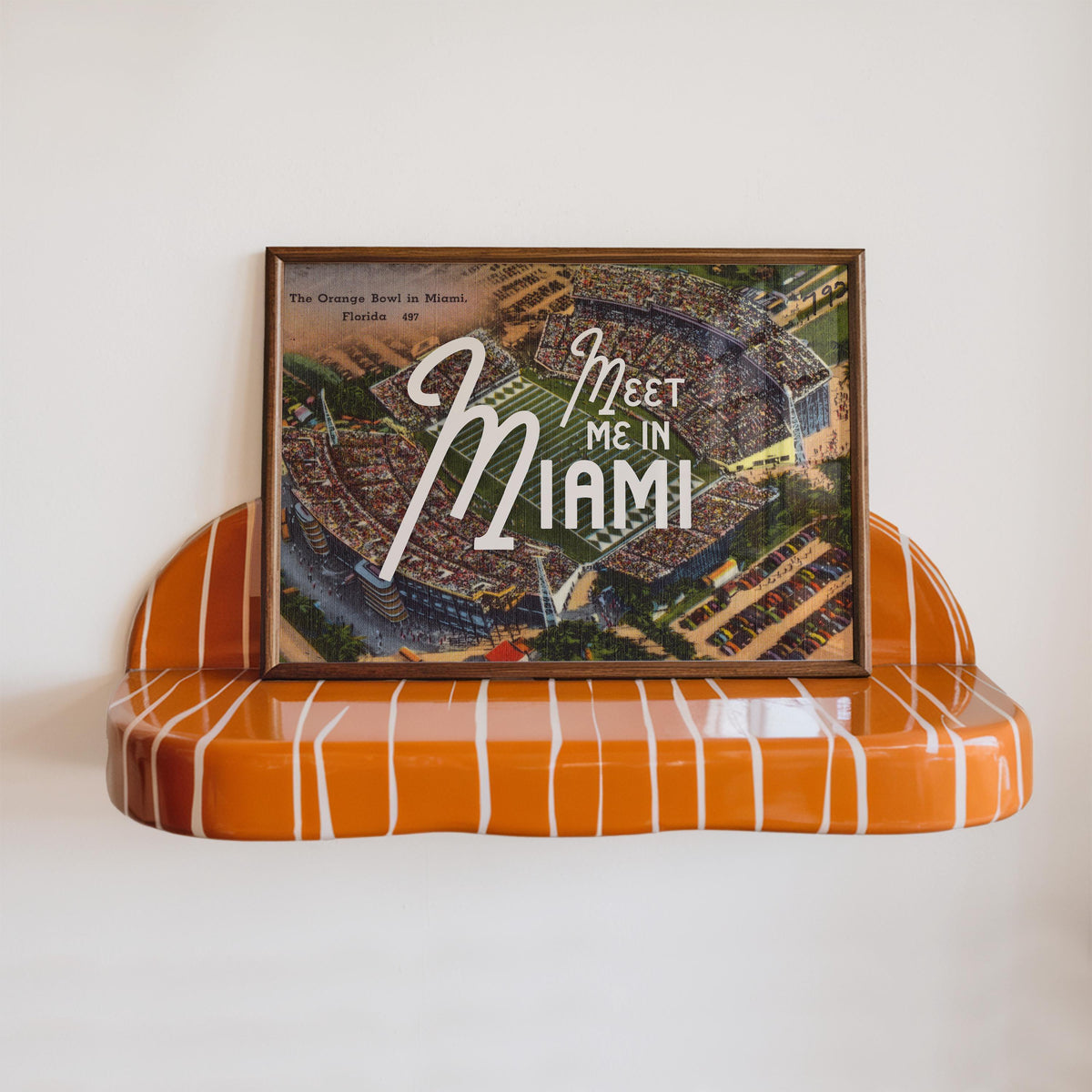 Meet me in Miami Orange Bowl Poster