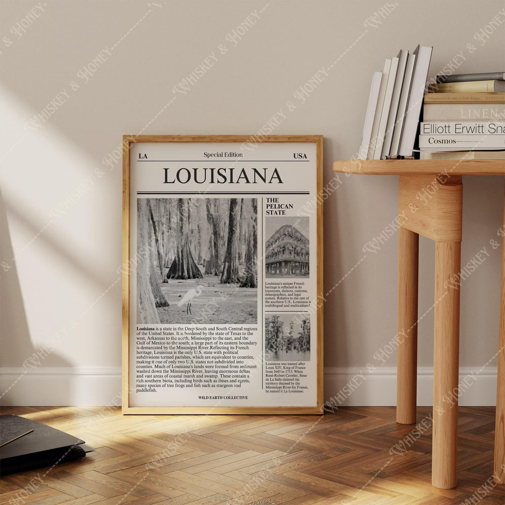Louisiana Newspaper Print