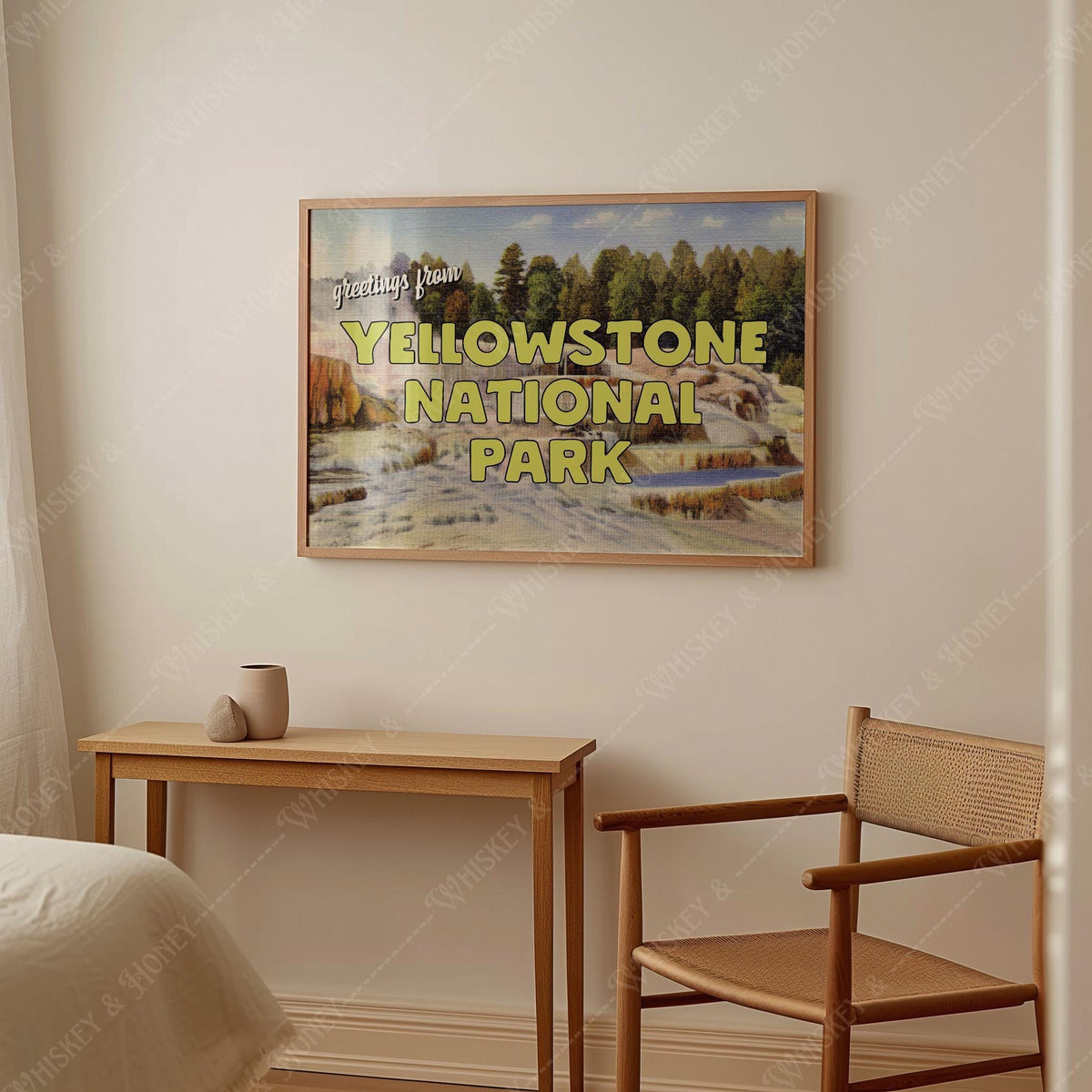 Greetings from Yellowstone National Park Print