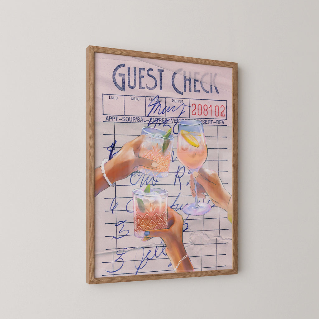 Cheers Guest Check Print