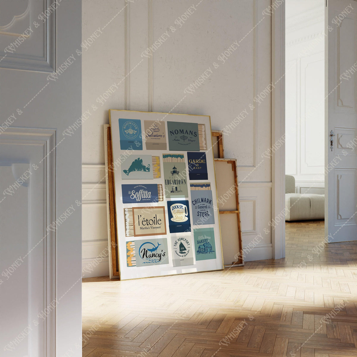 Marthas Vineyard Matchbook Print