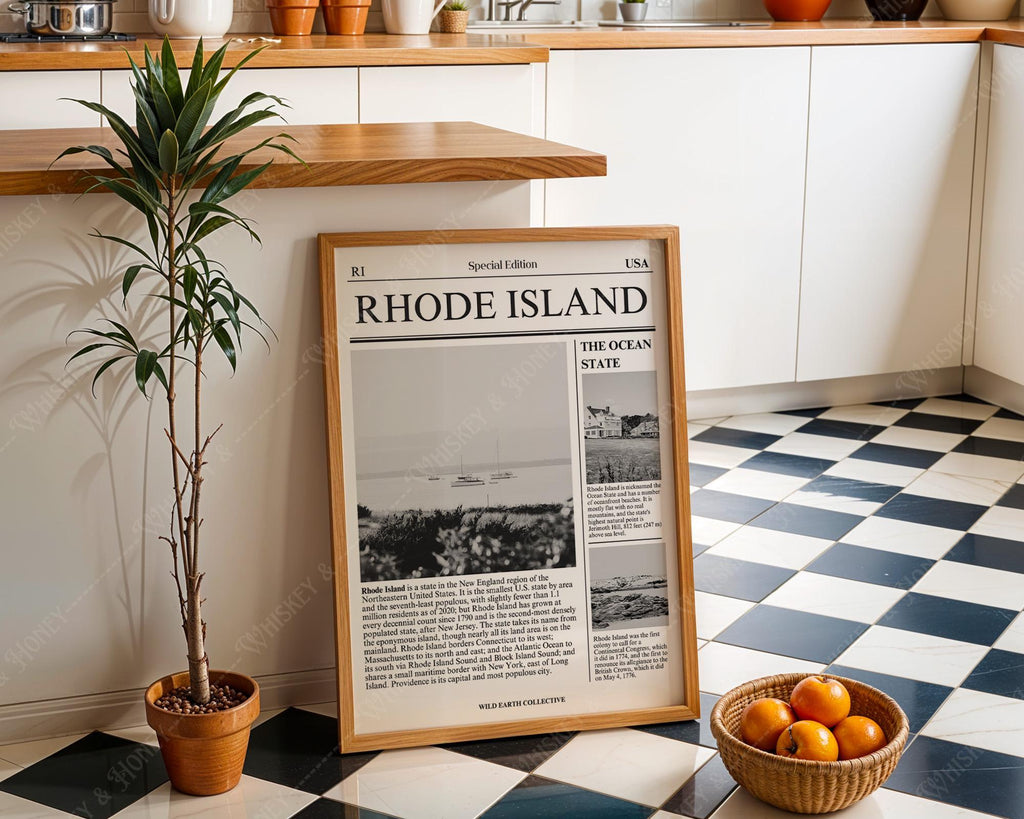 Rhode Island State Newspaper Print
