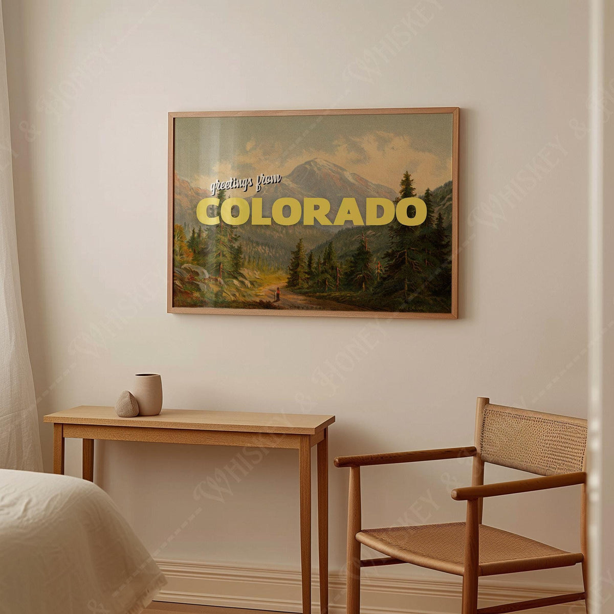 Vintage Greetings from Colorado Print