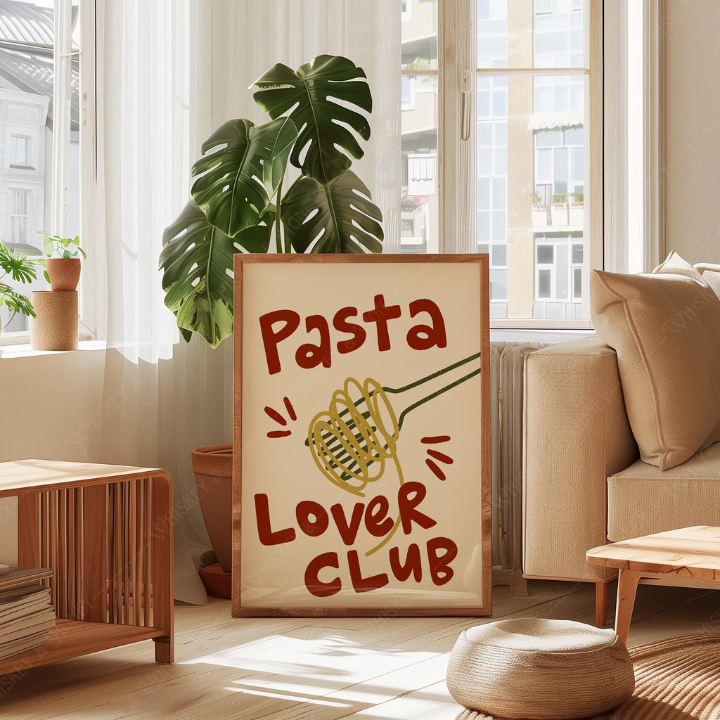 Pasta Lover Club Print