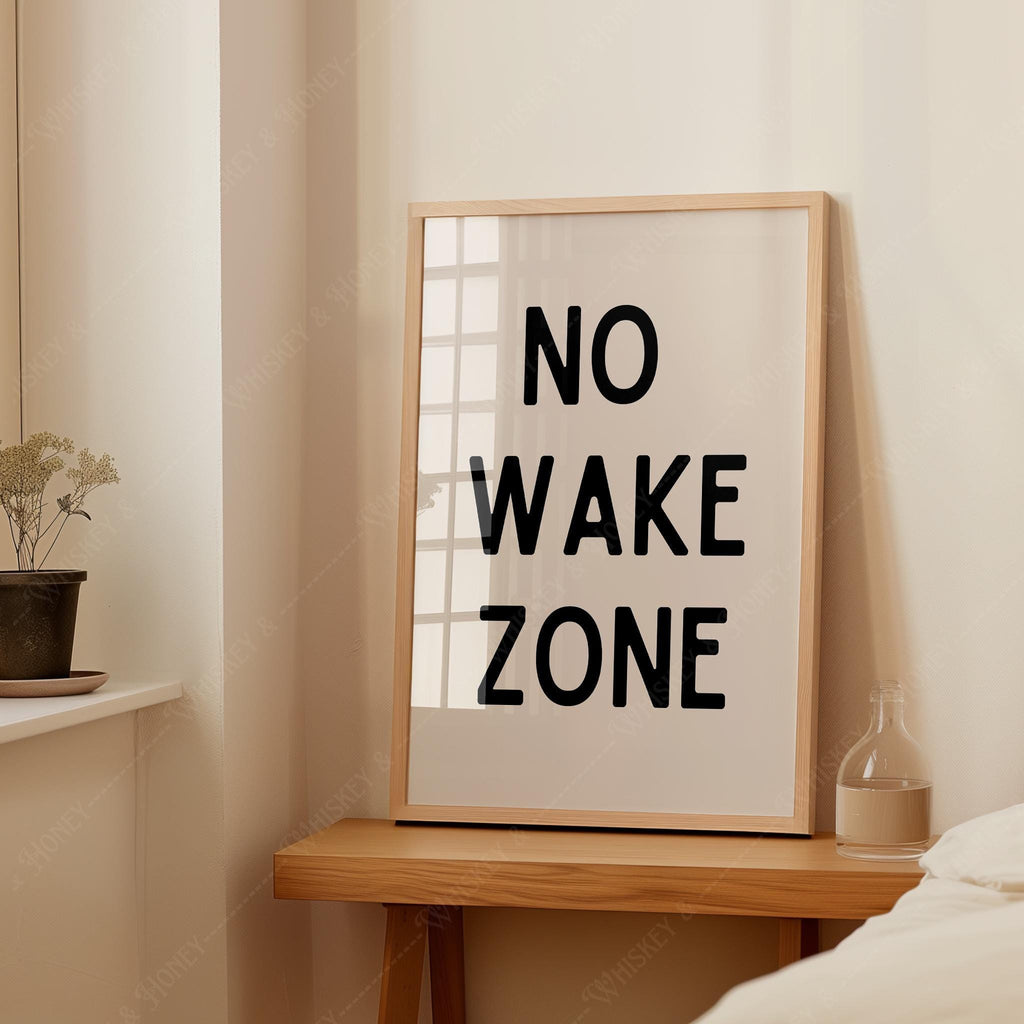 No Wake Zone Print