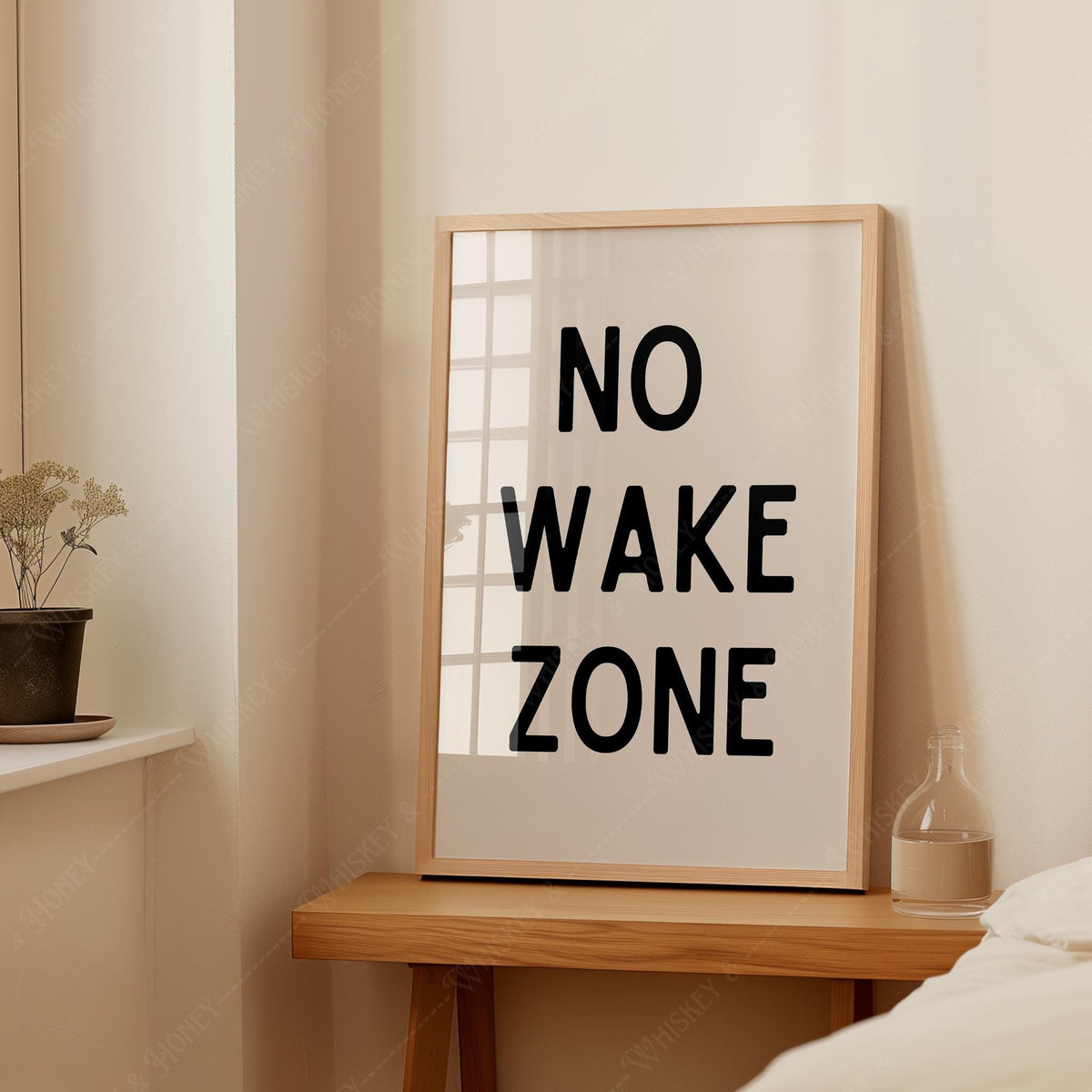 No Wake Zone Print