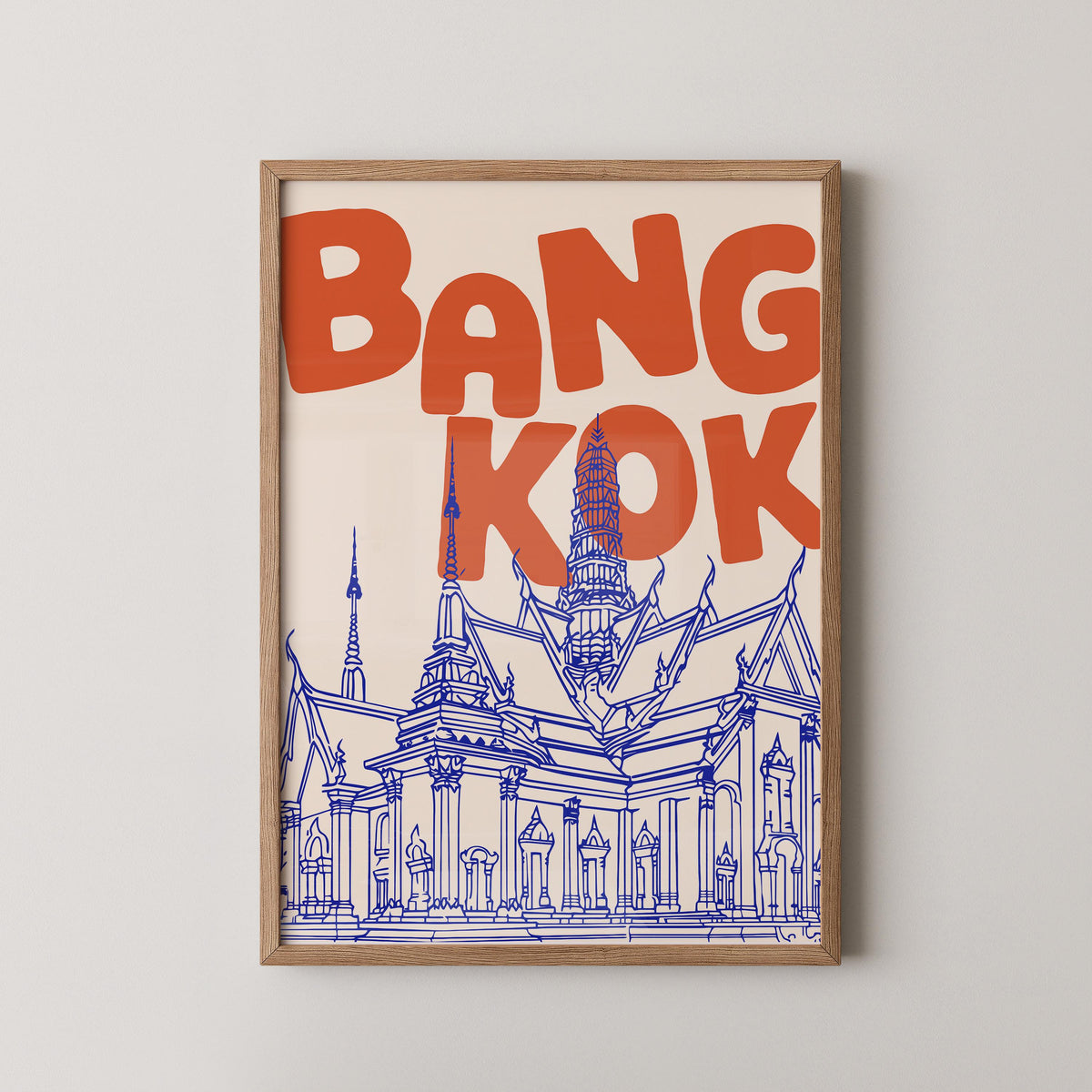 Bangkok Travel Print