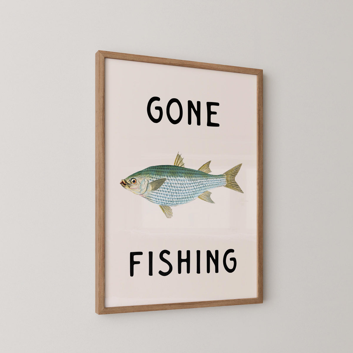 Gone Fishing Print