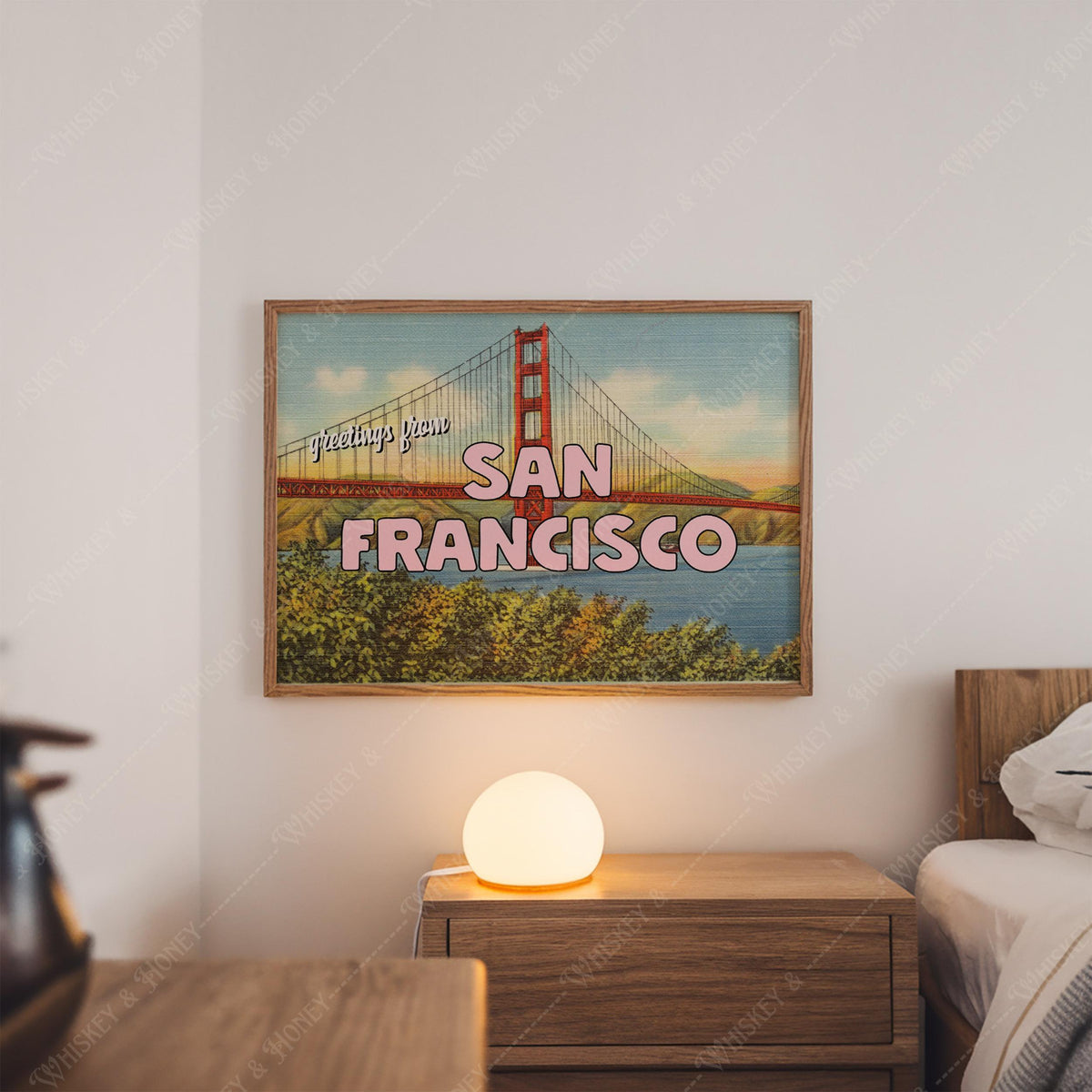 Vintage Greetings From San Francisco Print